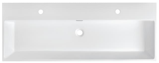 AQUATIC umywalka kompozytowa 120x46cm, biały