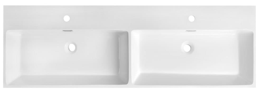 AQUATIC umywalka kompozytowa 140x46cm, biały