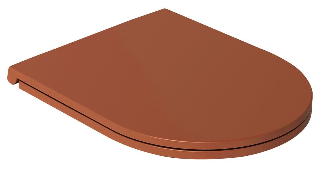 INFINITY Deska WC SLIM, Soft Close, Easy Take, terracotta