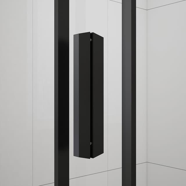 EASY BLACK kabina prysznicowa 800x800mm, szkło czyste