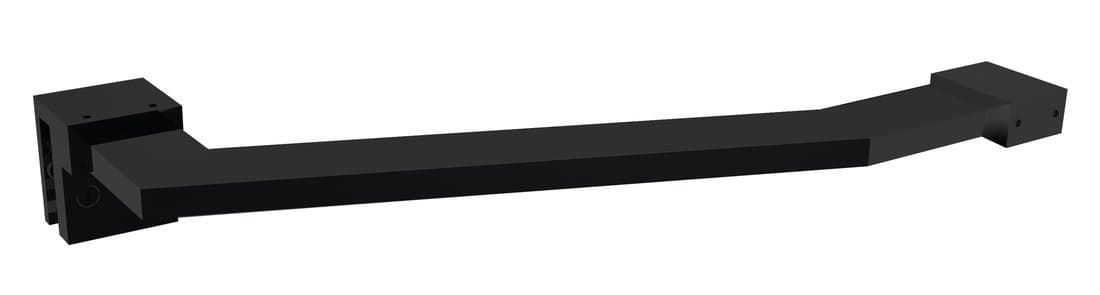 DRAGON BLACK wspornik do kabin 300x150mm, czarny mat