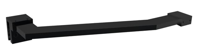 DRAGON BLACK wspornik do kabin 300x150mm, czarny mat