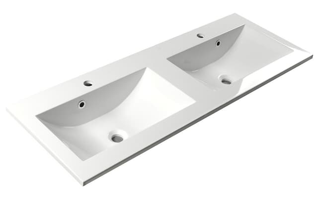 YUKON umywalka kompozytowa 120x45cm, biały