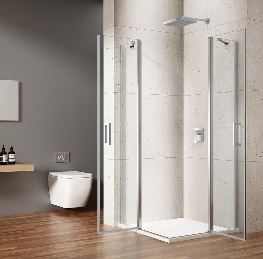 LORO kabina prysznicowa 900x800mm, wejście z rogu