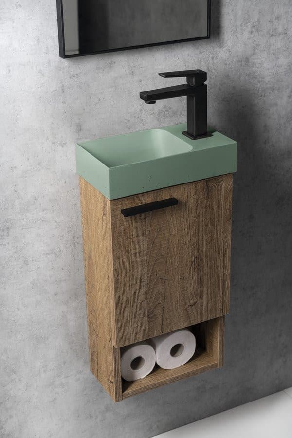 TURSI bateria umywalkowa, czarny mat