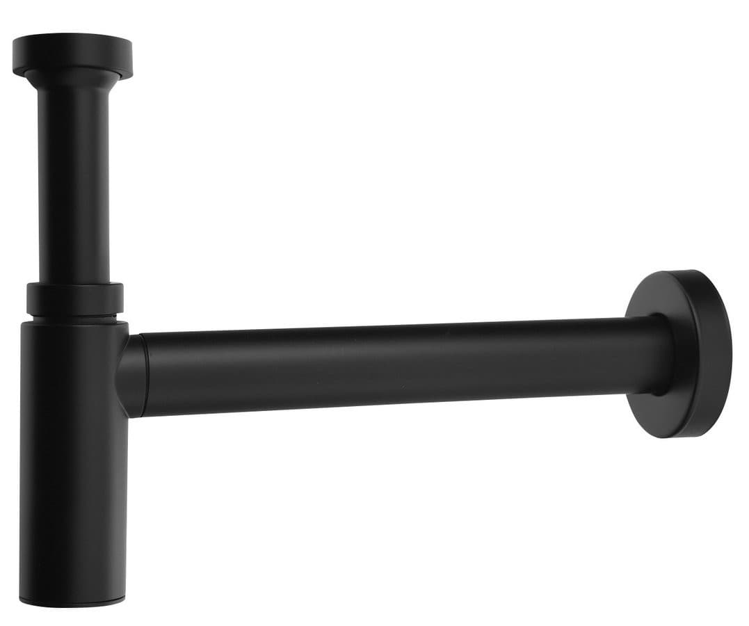 MINITOTI syfon umywalkowy 5/4&quot;-32mm, czarny mat