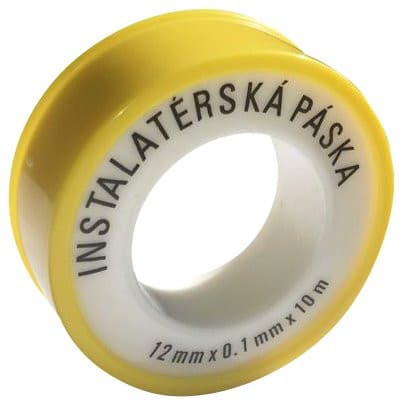 Taśma teflonowa 10m, 12mm x 0,01mm
