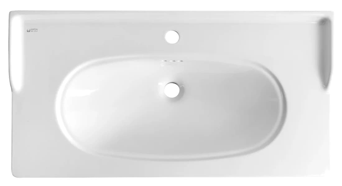 STELLA umywalka ceramiczna, 90x46,5cm, biały