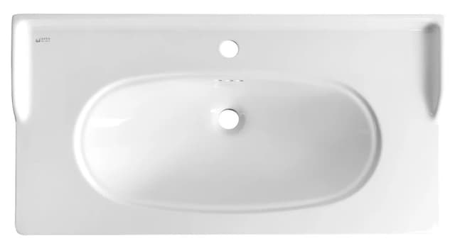 STELLA umywalka ceramiczna, 90x46,5cm, biały