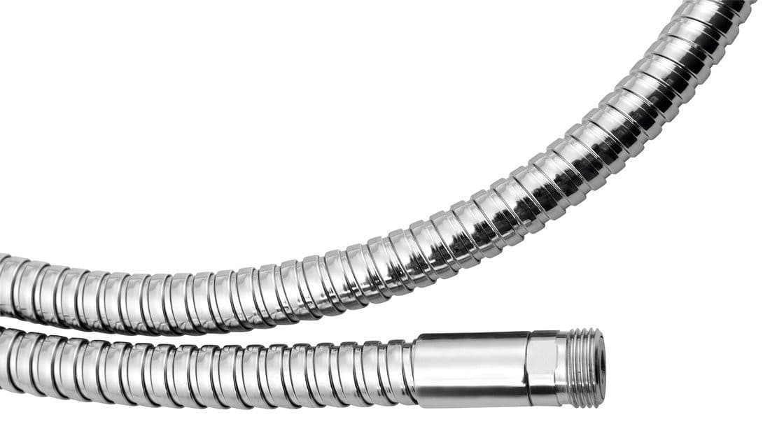 Wąż  do pryszniców wysuwanych, F1/2&quot;-M3/8&quot;, 175cm, chrom