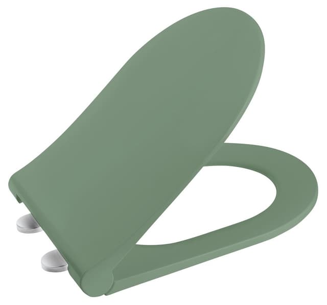 BRILLA deska WC, SLIM, Soft Close, zielony mat