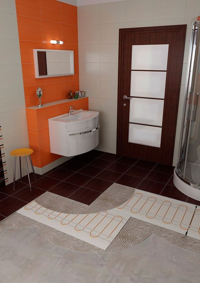 WARM TILES łazienkowa mata grzejna 4,2m2, 670W, dwużyłowa