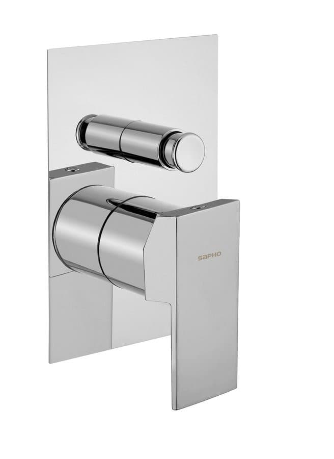 SPECTRE bateria prysznicowa podtynkowa, 2 wyjścia, chrom