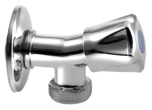 Zawór pralki z zaworem zwrotnym, 1/2 &quot;x3/4&quot;, chrom