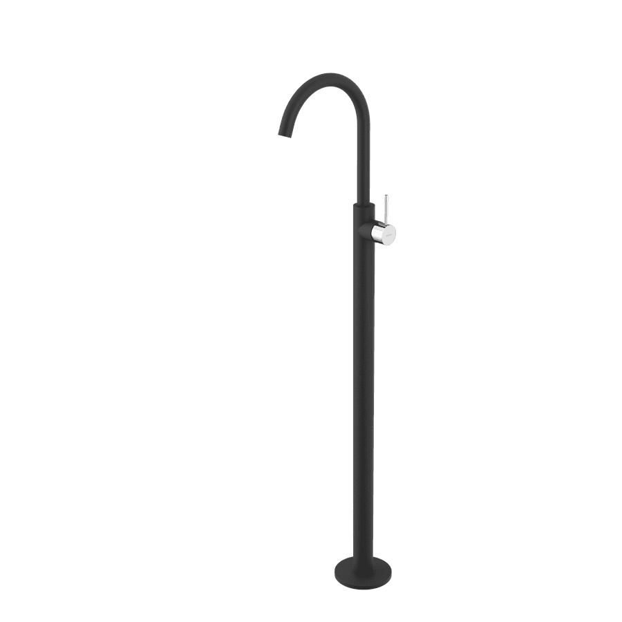 ULTRAMIX bateria umywalkowa do podłogi, czarny mat/chrom