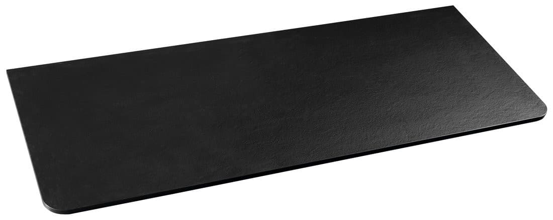 PREMIO blat kompaktowy HPL 142x1,2x48,5cm, czarny mat