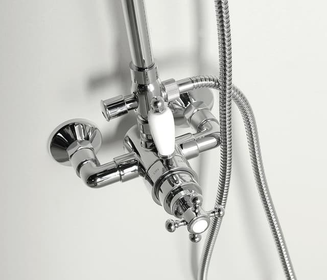 ANTEA zestaw prysznicowy z baterią termostatyczną, chrom
