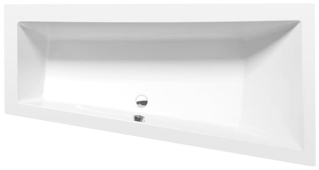 ANDRA R wanna asymetryczna 170x90x45cm, biały