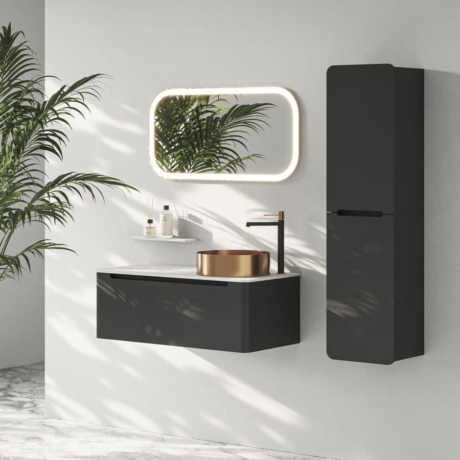 KERALA blat Rockstone 102x1,2x48,5cm, biały mat