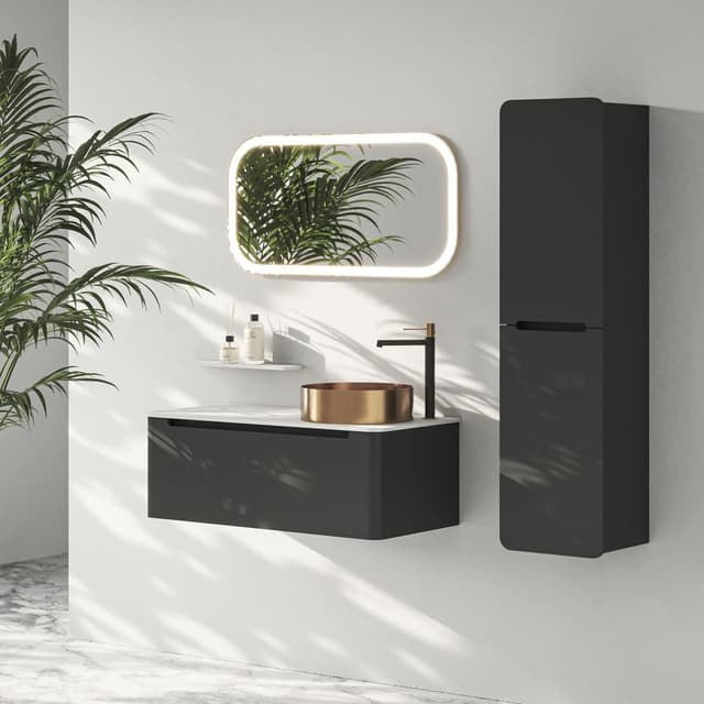 KERALA blat Rockstone 102x1,2x48,5cm, biały mat
