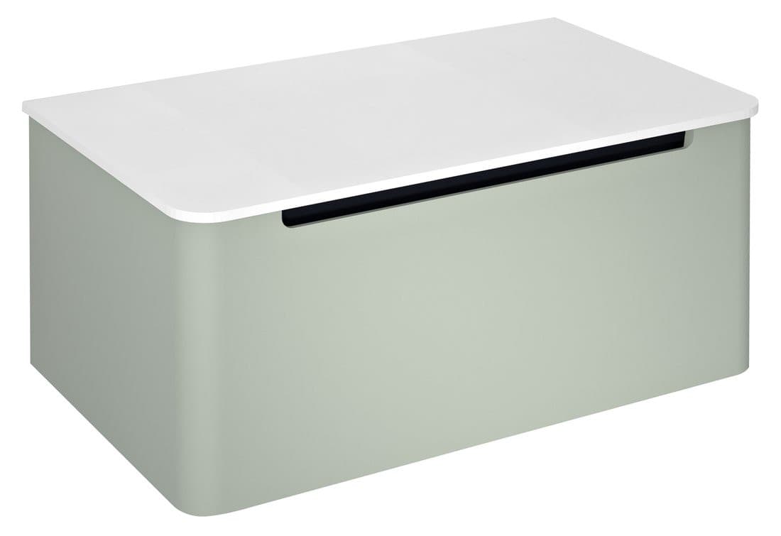 KERALA szafka pod umywalkę 80x35x47,5cm, 1 szuflada, verde