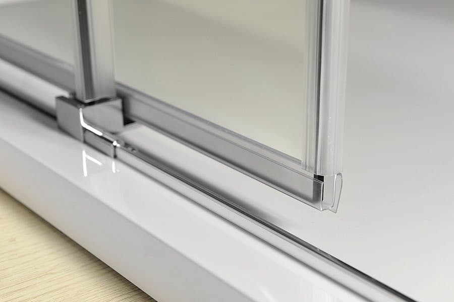 FONDURA drzwi prysznicowe przesuwne 1100mm, szkło czyste