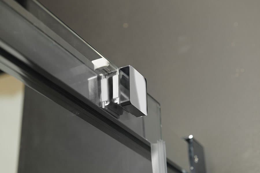 FONDURA drzwi prysznicowe przesuwne 1100mm, szkło czyste