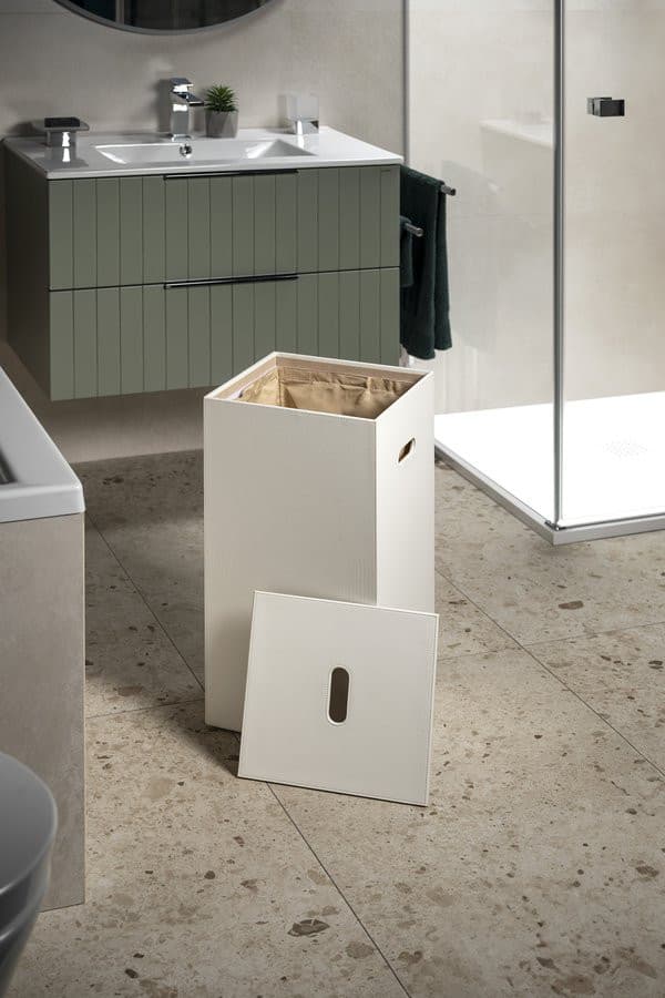 LUXURY kosz na bieliznę 30x61,8x30cm, biały