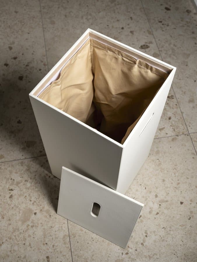 LUXURY kosz na bieliznę 30x61,8x30cm, czarny