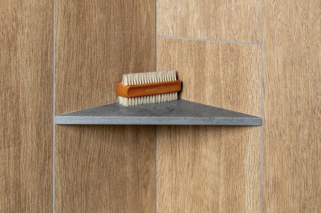 ABELINE półka narożna Rockstone 250x250mm, concrete