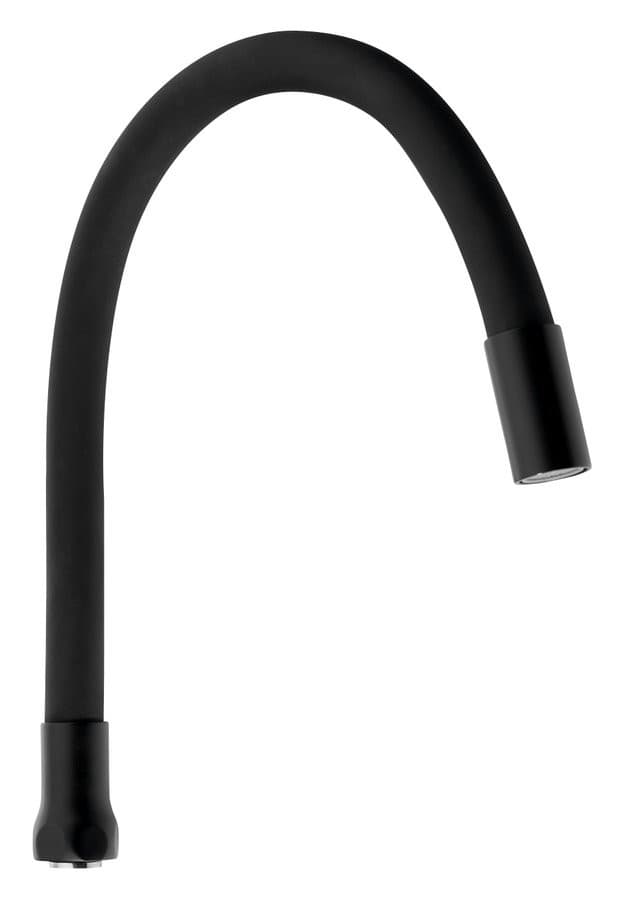 Wylewka elastyczna, 470 mm, 3/4 &quot;, czarny mat