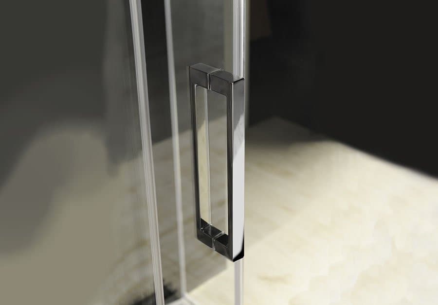 FONDURA drzwi prysznicowe przesuwne 1300mm, szkło czyste