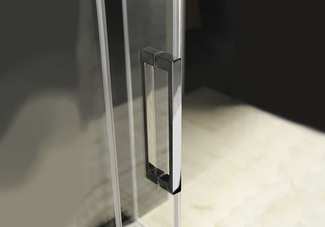 FONDURA drzwi prysznicowe przesuwne 1300mm, szkło czyste
