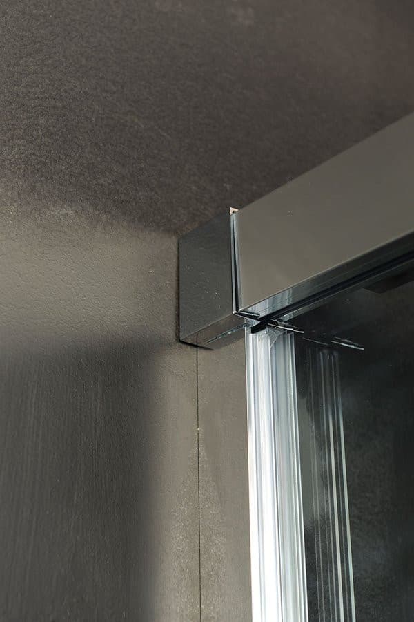 FONDURA drzwi prysznicowe przesuwne 1300mm, szkło czyste