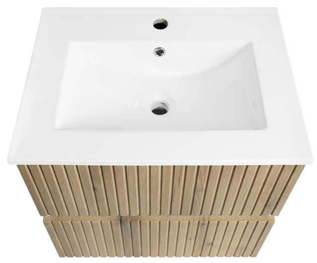 PANEDA STRIP szafka umywalkowa 59,5x55x45,2cm, dąb emporio
