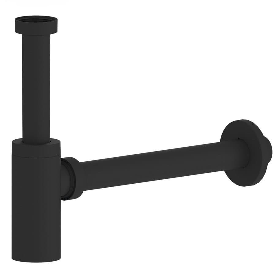 KING Syfon umywalkowy 5/4&quot;, odpływ 32 mm, ABS/czarny mat
