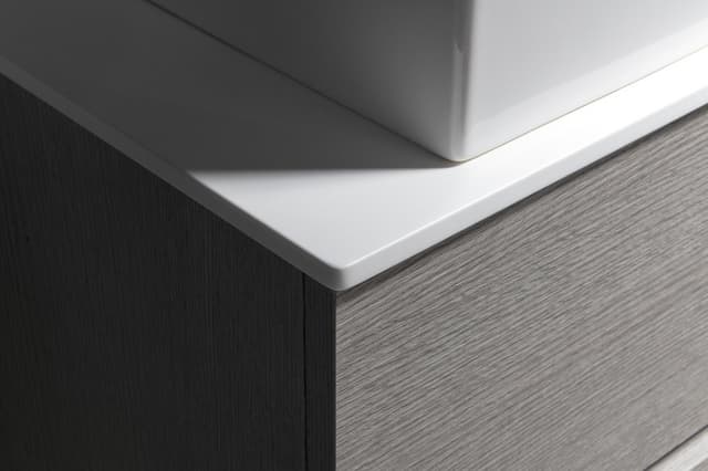 Blat Rockstone 110,7x1,2x48,8cm, biały mat