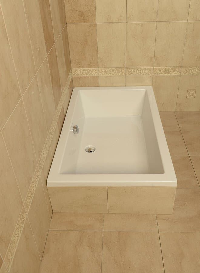DEEP brodzik prysznicowy głęboki 120x75x26cm, biały