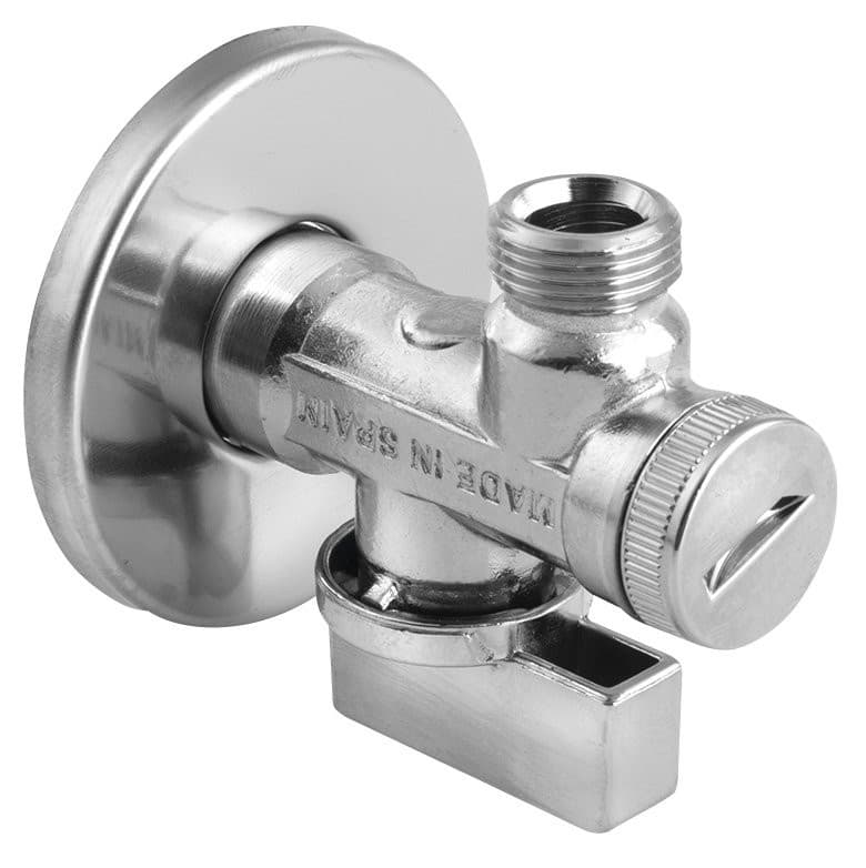 ARCO zawór kątowy A-80 1/2&quot;x3/8&quot; z filtrem, anticalc, chrom