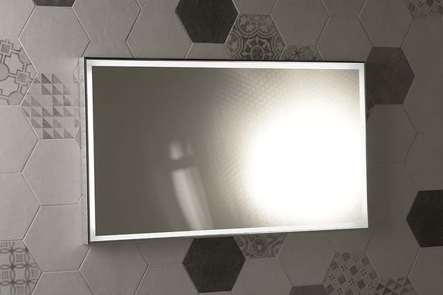 LUMINAR lustro z oświetleniem LED w ramie 90x50cm, chrom