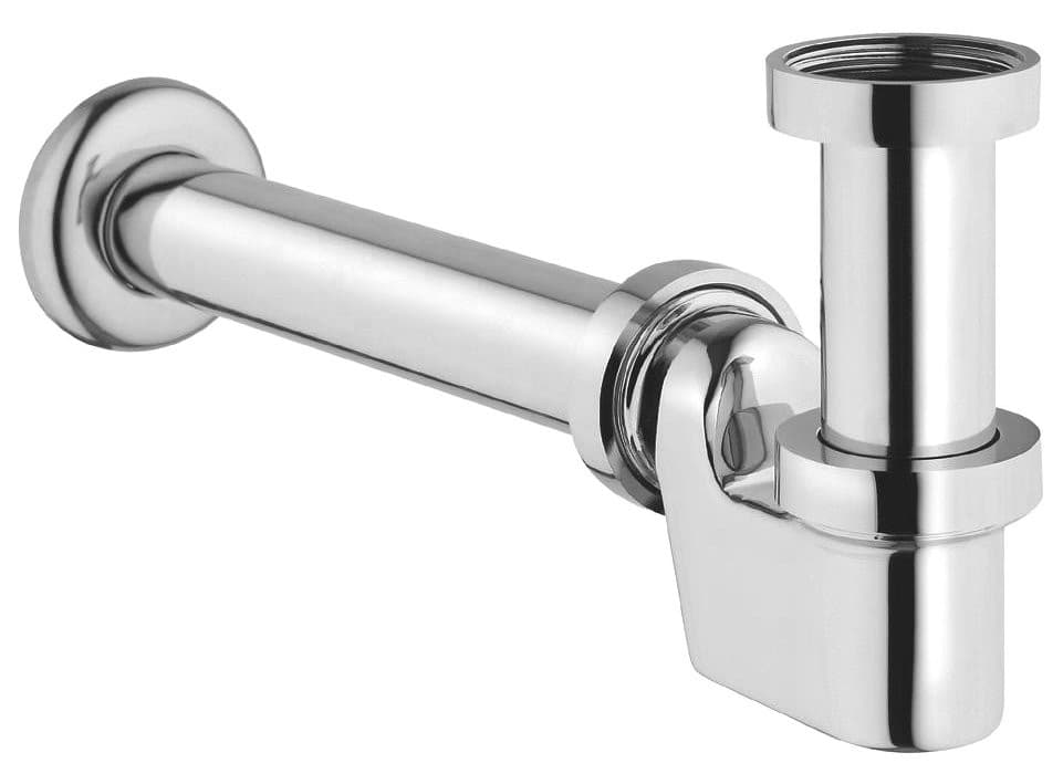 Syfon umywalkowy 5/4&quot;, odpływ 32mm, chrom