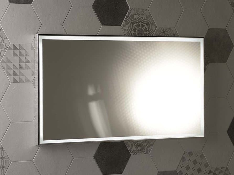 LUMINAR lustro z oświetleniem LED w ramie 120x55cm, chrom