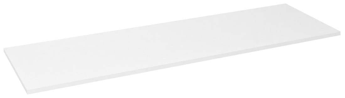 EZARA blat DTDL 141,6x1,8x47cm, biały połysk