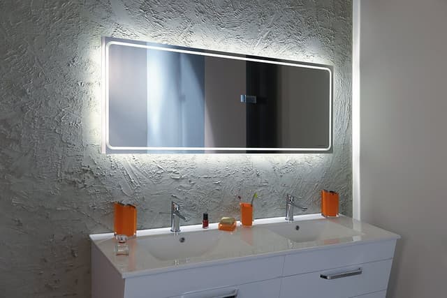 Lustro GEMINI z oświetleniem LED 140x55cm