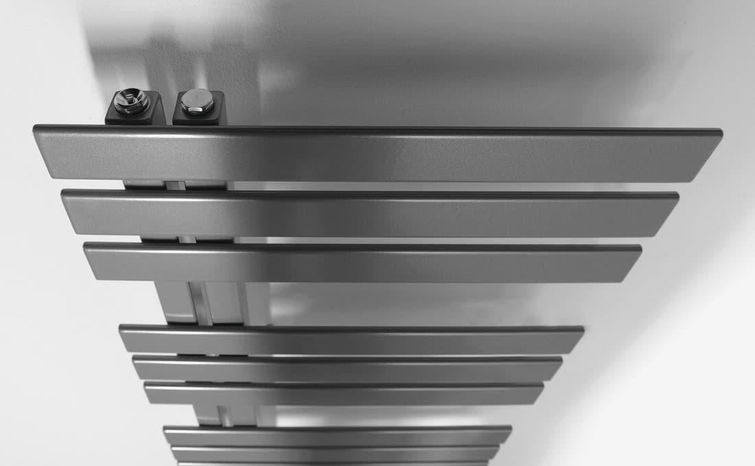 SILVANA grzejnik 500x1236 mm, srebro metaliczne
