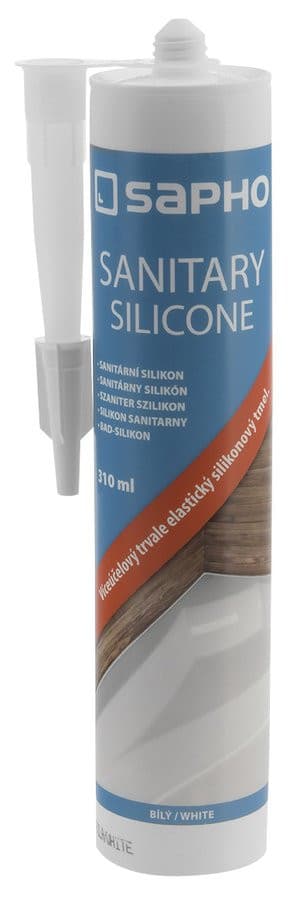 Silikon sanitarny, 310ml, biały