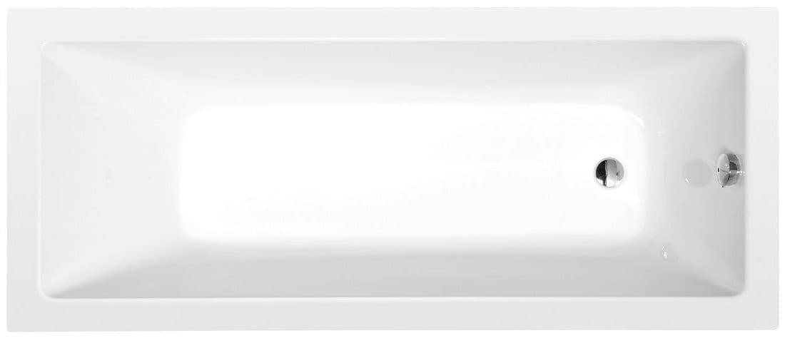 NOEMI wanna prostokątna 170x70x39cm, biały