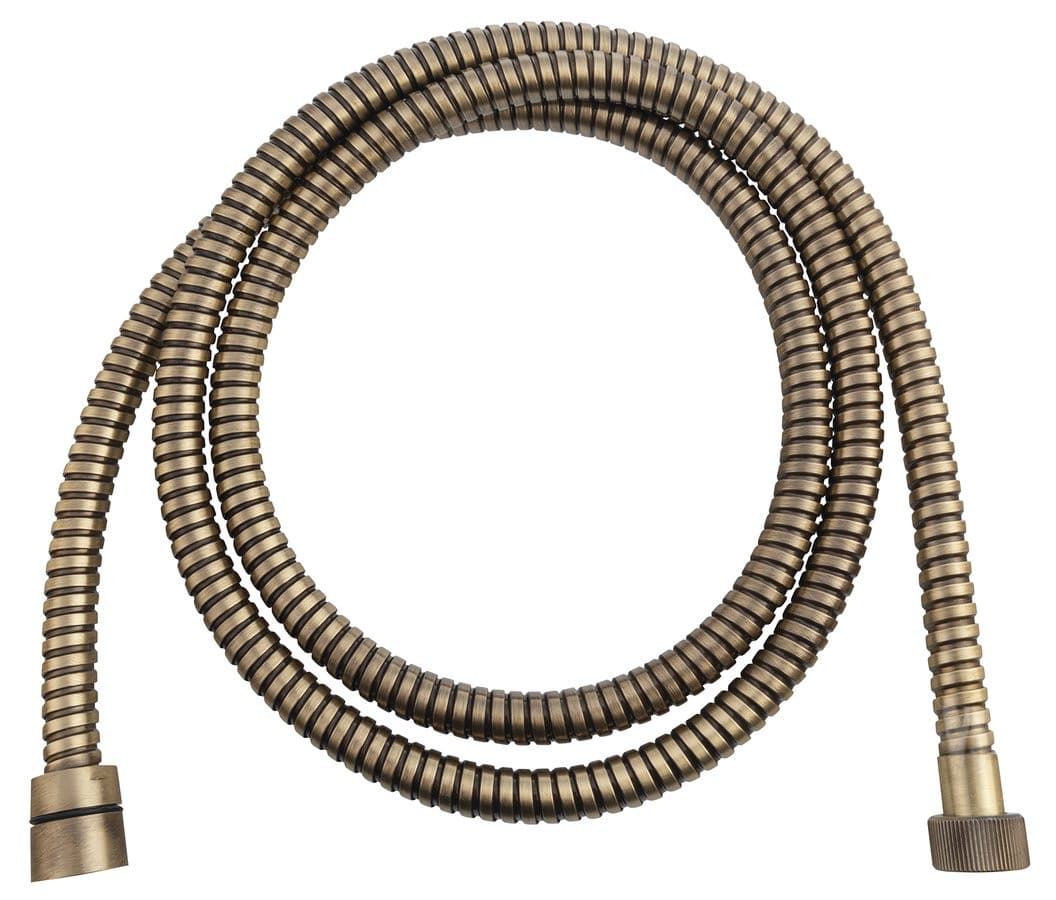 POWERFLEX wąż prysznicowy metalowy, 175cm, brąz