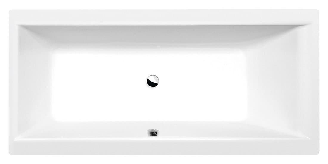 CLEO wanna prostokątna 160x75x48cm, biały mat