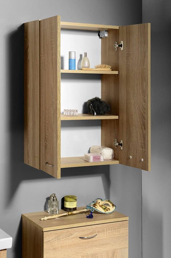 ZOJA/KERAMIA FRESH szafka wisząca 50x76x23cm, dąb platin